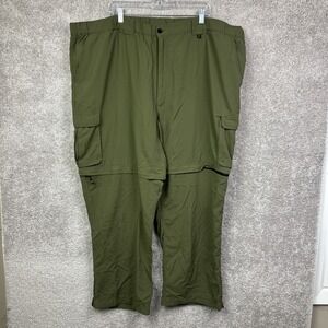 Boy Scouts America Pants Men's Relaxed 3X Uniform Switchbacks Green Convertible‎